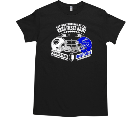 Penn State vs Boise State 2025 Cfp Vrbo Fiesta Bowl Head to Head T-Shirt