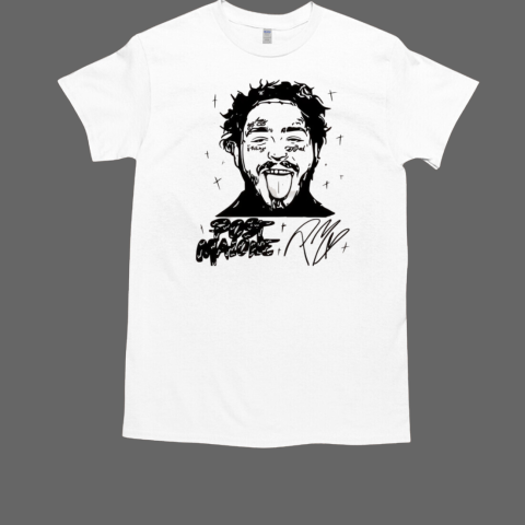 Portrait Post Malone Signature T-Shirt