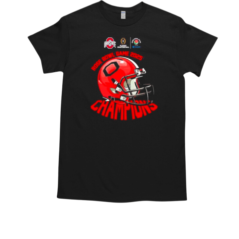 Rose Bowl Game Presented By Prudential CFP Quarterfinal 2025 Champions Ohio State Buckeyes T-Shirt