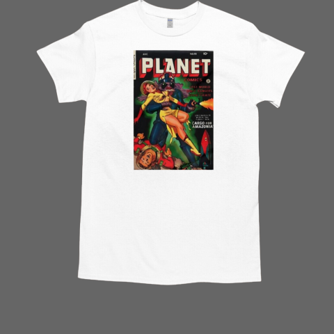 Sci fi Pulp Fiction Cover Planet Comics T-Shirt