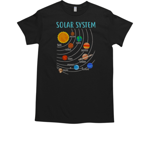 Solar System Planets Science Space Stem T-Shirt