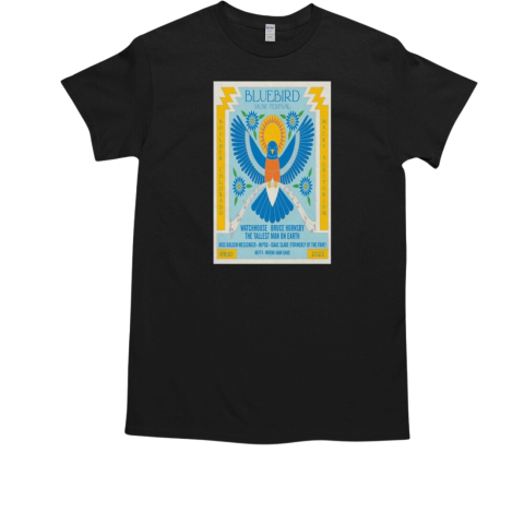 Tour Poster Bluebird Music Festival At Macky Auditorium In Boulder CO On April 18 20 2025 T-Shirt