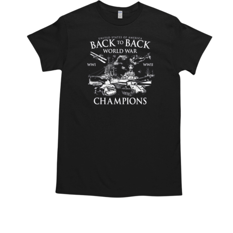 USA back to back World War Champions WWI T-Shirt