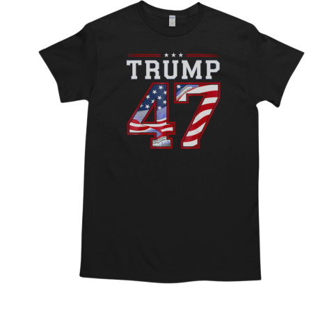 President Donald Trump Inauguration Day 2025 USA Flag T-Shirt