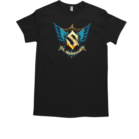 Sabaton 25TH Anniversary Blue Wings Anniversary T-Shirt