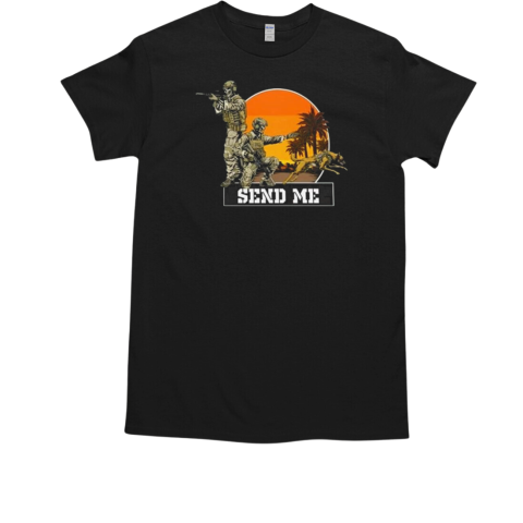 Was Dogs Association K9 Addicts Send Me Palm Trees T-Shirt