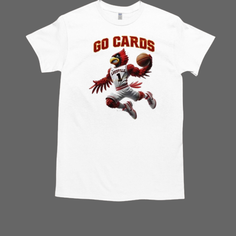 Louisville Cardinals Go Cards Mascot T-Shirt