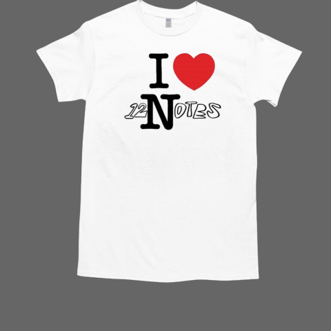 Alec Benjamin I Love 12 Notes T-Shirt