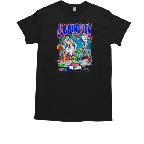 Cade Cunningham Planet Euphoria 1950 2024 T-Shirt