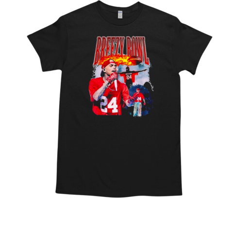 Chris Brown Breezy Bowl Tour NFL T-Shirt