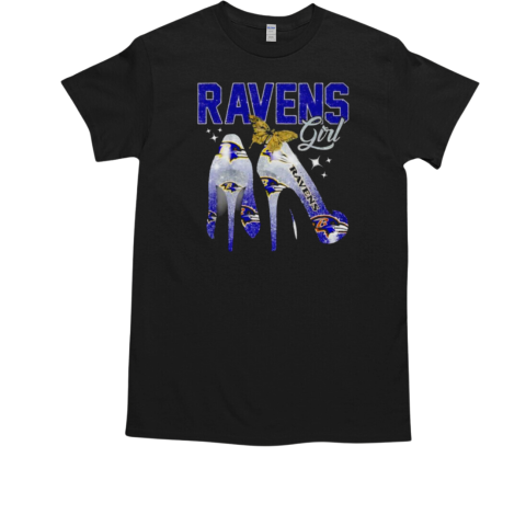 Clogs Baltimore Ravens Football Graphic T-Shirt