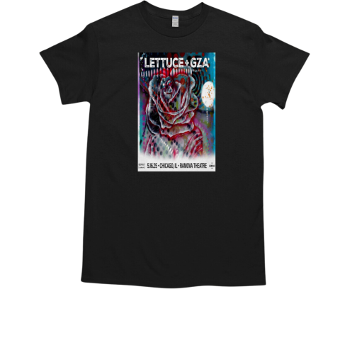 Lettuce  Gza Chicago, Illinois May 16 2025 T-Shirt