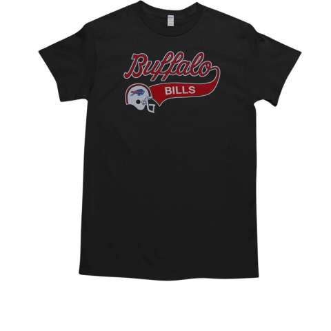 Nice Script Buffalo Bills Helmet T-Shirt