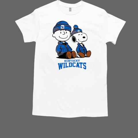 Snoopy Charlie Brown Kentucky Wildcats T-Shirt