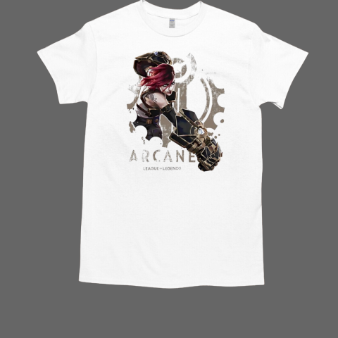 Vi Arcane League Of Legends Violet Fat Hands T-Shirt