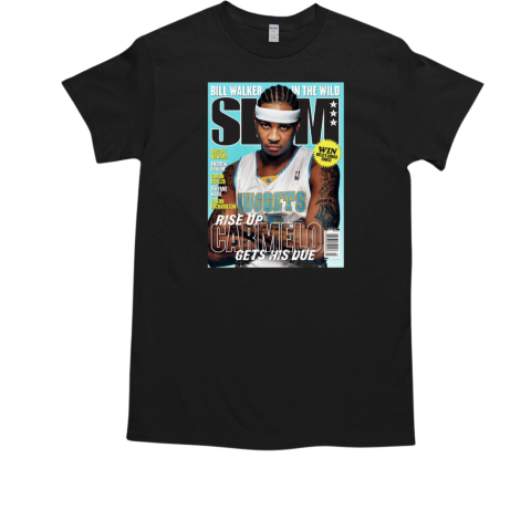 Carmelo Anthony Rise Up Gets His Due Slam Cover T-Shirt