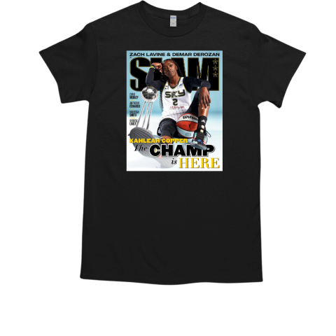 Kahleah Copper The Champ Is Here Slam Cover T-Shirt