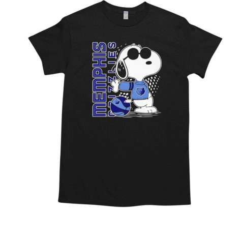 Snoopy Memphis Grizzlies pose stand T-Shirt