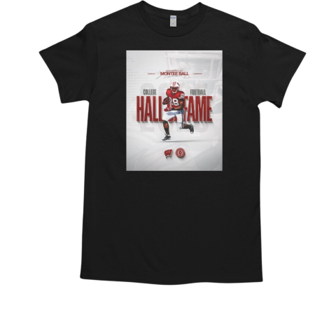 Wisconsin Badgers Montee Ball College Football Hall of Fame Induction Class of 2025 Signature T-Shirt