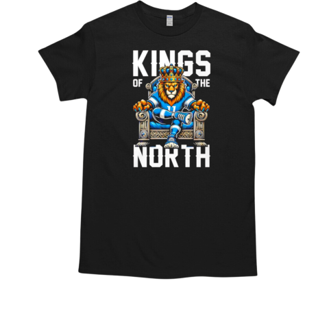 Kings of the North Detroit Lions throne T-Shirt