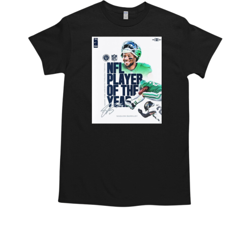 Penn State Nittany Lions x Saquon Barkley NFL Player Of The Year Maxwell Football Club Bert Bell Award Signature T-Shirt