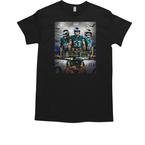 Philadelphia Eagles vs Los Angeles Rams Let's Hurt Jalen Carter Zack Baun Dallas Goedert Hungry for Sunday's Hunt T-Shirt