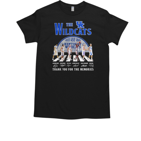 The Kentucky Wildcats 122TH Thank You For The Memories 2025 T-Shirt