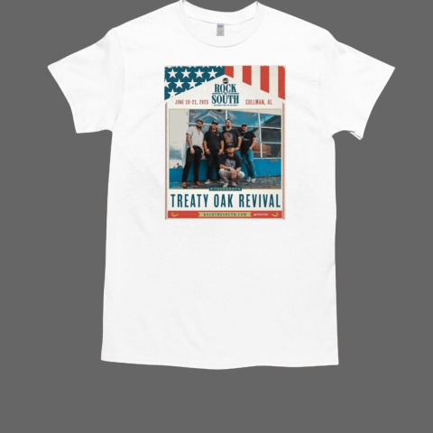 Treaty Oak Revival Rock The South The Biggest Party In The South 2025 T-Shirt