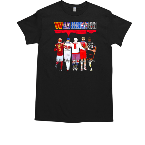 Washington DC Sports Legends Collaboration T-Shirt