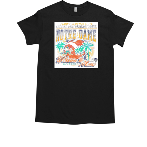 Welcome To Miami Notre Dame Fighting Irish Orange Bowl vintage T-Shirt