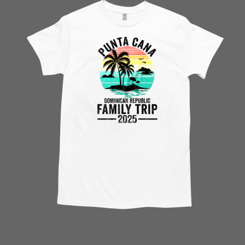 Punta Cana 2025 Dominican Republic Vacation Vintage T-Shirt