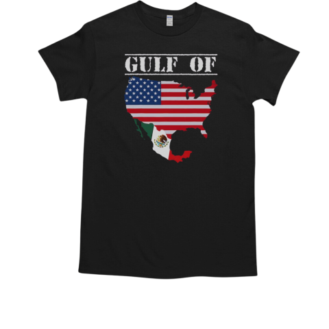 Funny Trump Gulf Of United States Of America Flag Retro T-Shirt