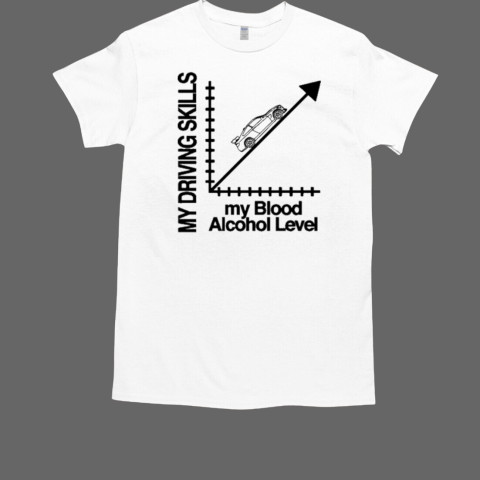 My Driving Skills My Blood Alcohol Level T-Shirt