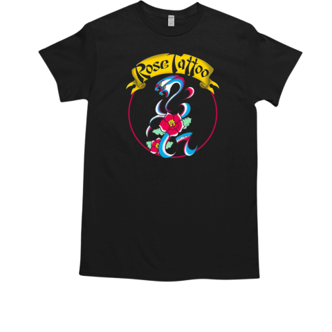 Rose Tattoo Snakes T-Shirt