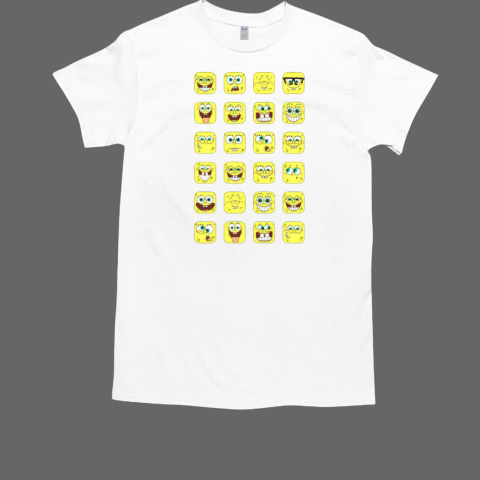 SpongeBob All Expressions 2025 T-Shirt