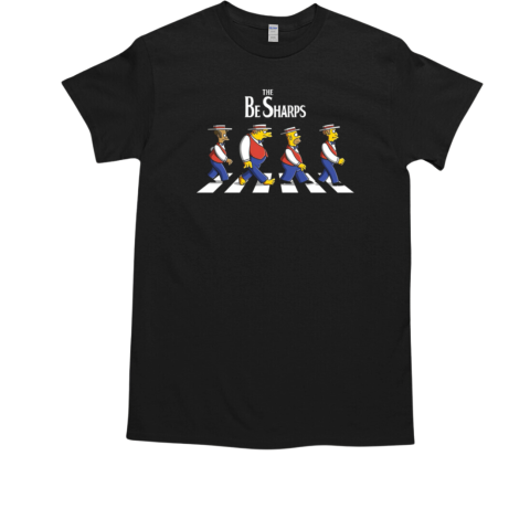 The Simpsons Crossing The Be Sharps T-Shirt