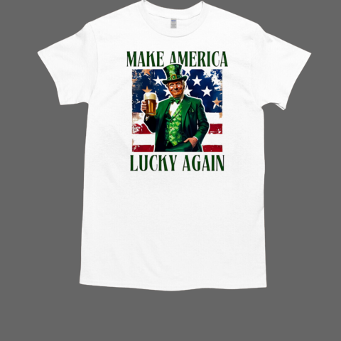 Trump Saved Tiktok Make America Lucky Again 2025 T-Shirt