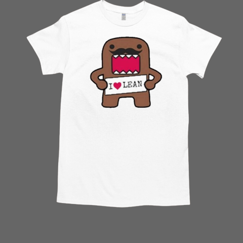 I Love Lean Felt Domo Kun T-Shirt