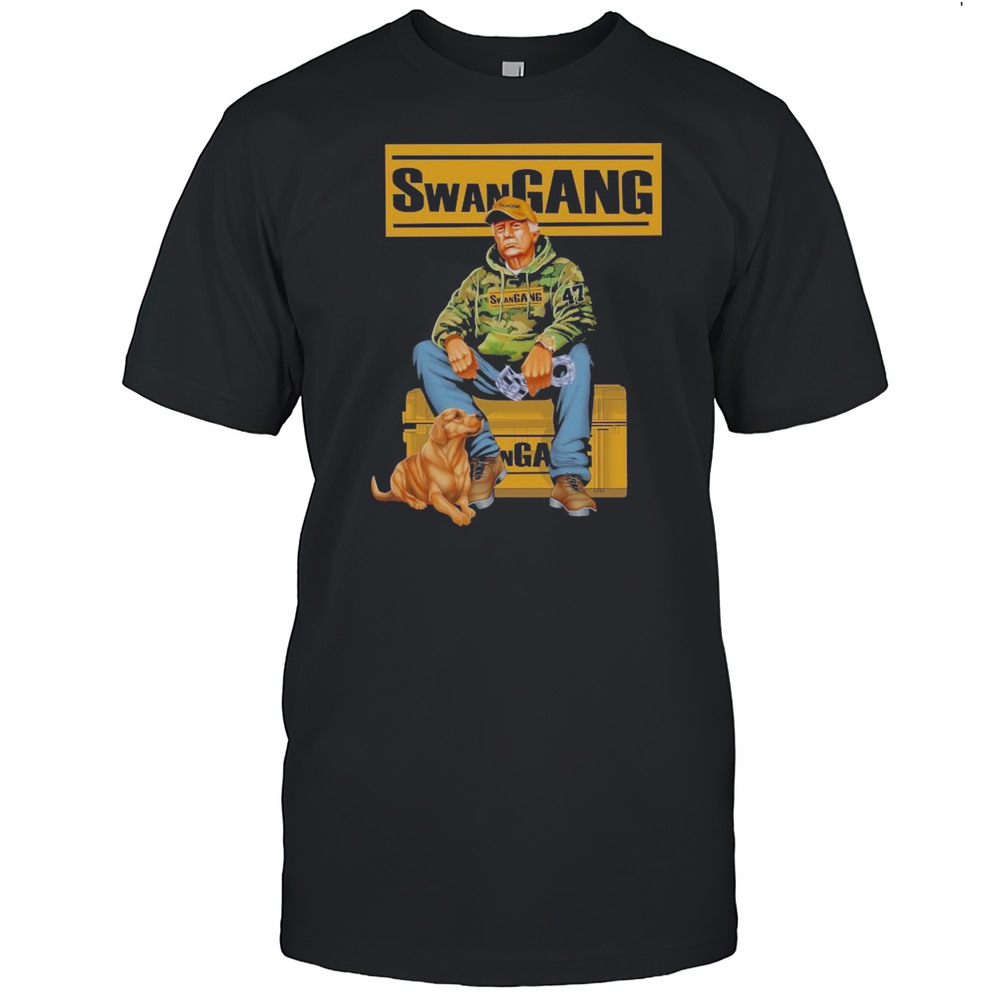 Trump SwanGang Collar 2025 T-shirt