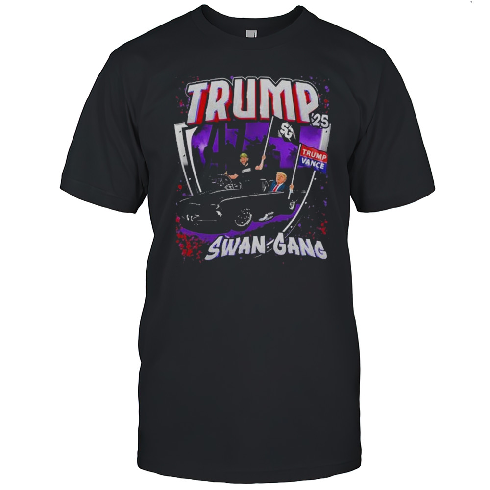 Trump Vance Swan Gang 2025 T-shirt